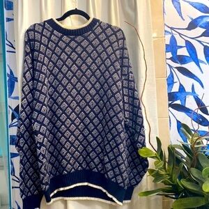 Men’s Vintage 90’s Knightsbridge Long Sleeve Crew Neck Sweater Size XL